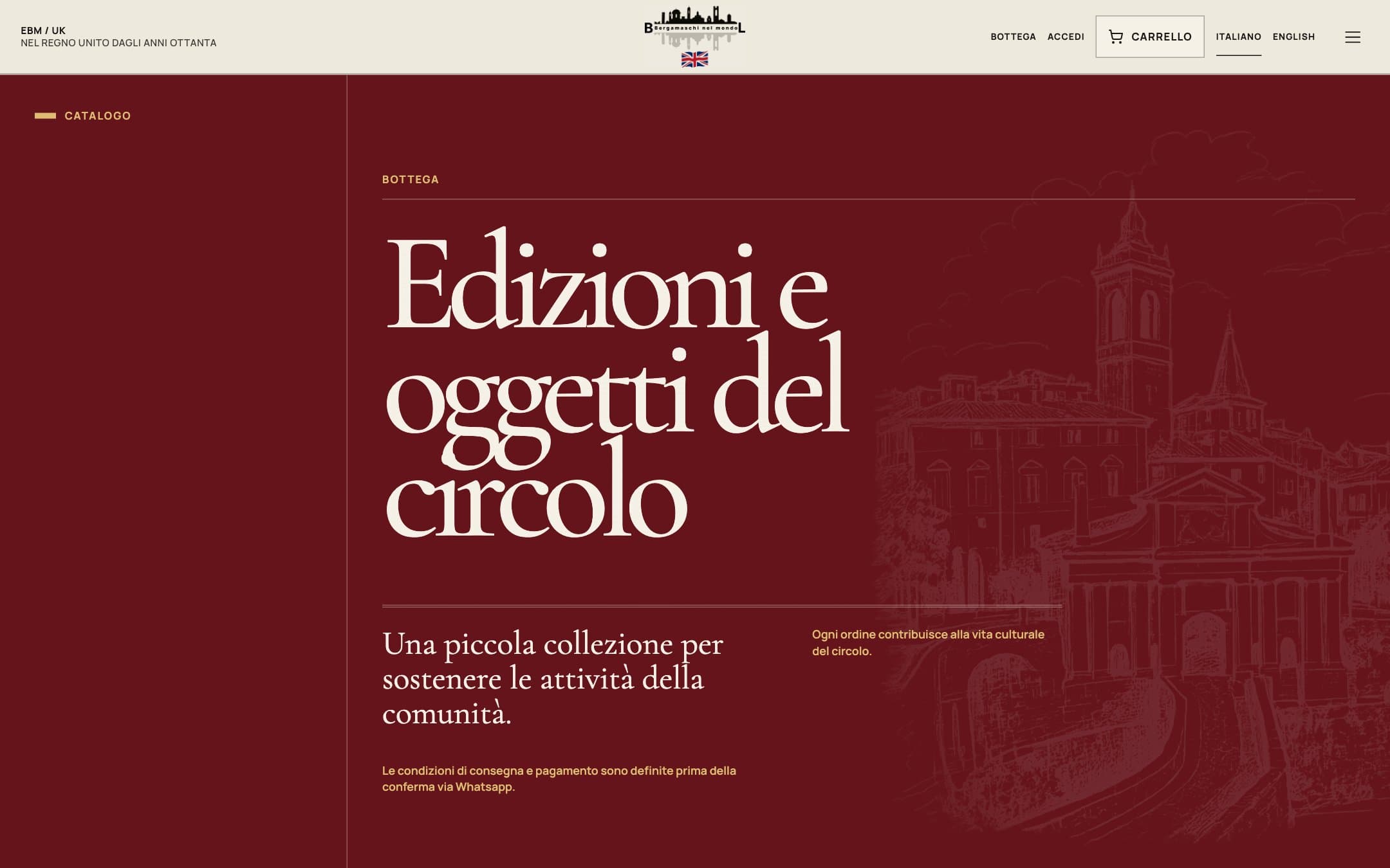 Ente Bergamaschi nel Mondo UK — Website & Telegram Publishing Bot 4